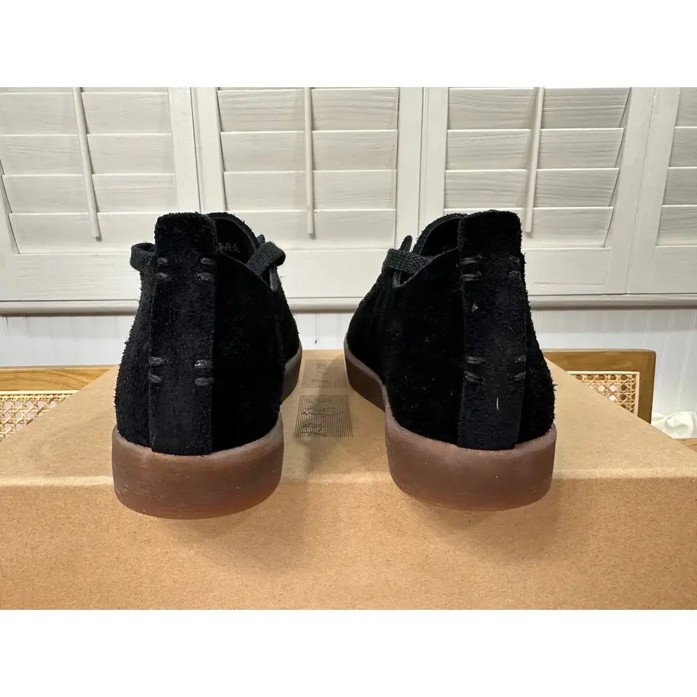 Feit Latex Low Suede Black Sneakers Unisex Size 5.5/6 US 36 EU NIB Italian